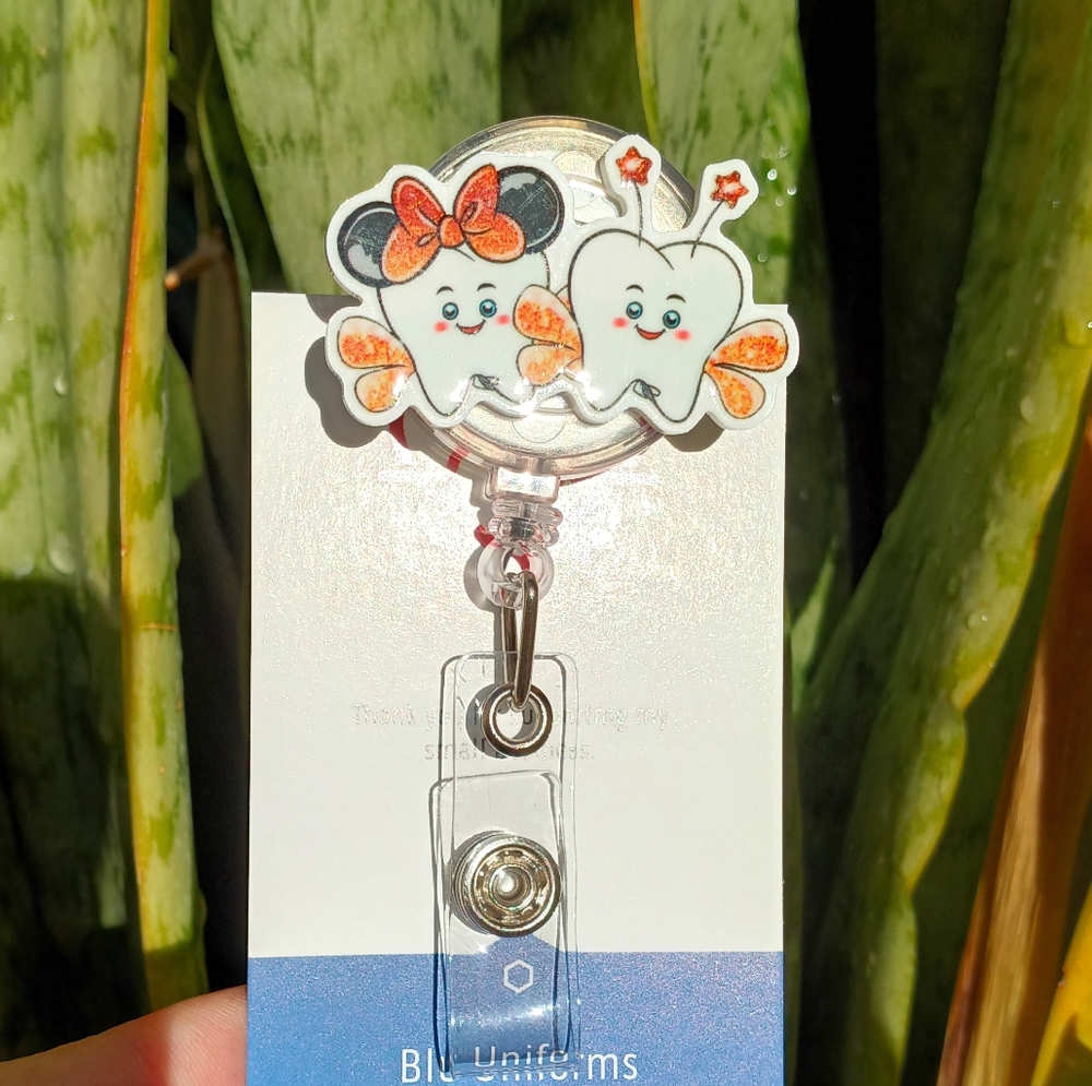 Dental badge reel holder dentist dental assistant